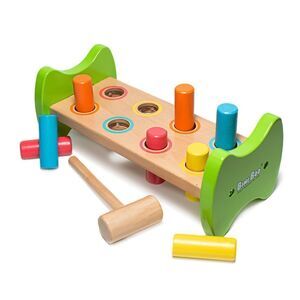 Bimi Boo Wooden Pounding Bench for Kids - Hammering Pounding Toy for Toddlers 2